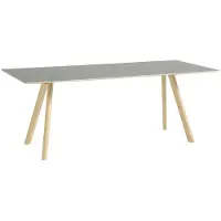 HAY Tafel CPH30 Water-Based Lacquered Oak Frame Grey L200 x W90 x H74 cm