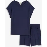 Bonprix Shirt en korte broek van een zachte viscosemix (2-dlg. set) maat 52/54 (XXL)