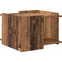 vidaXL Salontafel Oud hout 50,5 x 50 x 33 cm Bewerkt hout