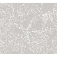 Boråstapeter Vliesbehang 2066 - Swedish Designers - Klassiek Grijs - 49cm x 10.05m