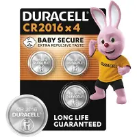 Duracell knoopcel 5000394119314 CR2016 4 stuks