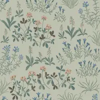 Boråstapeter Vliesbehang 5801 - Nordic Folks - Botanisch Groen - 53cm x 10.05m