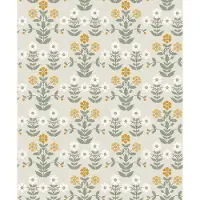 Boråstapeter Vliesbehang 4811 - New Heritage - Botanisch Geel - 53cm x 10.05m