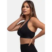 Dorina level 4 sportbh Extreme met ritssluiting zwart female | Maat: L