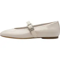 Tamaris Ballerina met riempjes lichtbeige