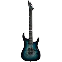 ESP E-Ii M-Ii Hipshot Burl Maple Mercury Blue Burst
