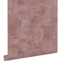 ESTAhome behang schilderachtige structuur mauve paars - 50 x 900 cm - 131842