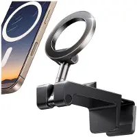 UGREEN Houder | Universele Magnetische Telefoonhouder voor Vliegtuig Tafel, Trein, Koffer en Bureau | Compatibel met MagSafe | Draagbare Houder voor op Reis | Vliegtuighouder Zwart