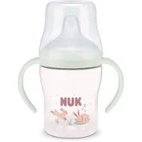 Nuk Perfect Match Oefenbeker 150 ml met handgrepen – 6+ maanden – Anti-lek – Glow in the dark – konijntje
