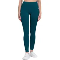 Bellivalini BLV-BLV50-147-LE Dames Leggings - Sport - Vrijetijdsbroek - Lang - Viscose - Sporbroek - Yogabroek - Smaragdgroen - M