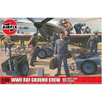 Airfix 1:48 04702 Britse Soldaten WWII - RAF Grondpersoneel - 10 Figuren Plastic Modelbouwpakket