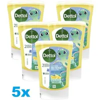 Dettol No-Touch Handzeep Navulling Citrus – 5 x 250 ml – Antibacterieel – Voor Automatische Dispenser