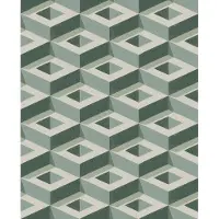 Boråstapeter Vliesbehang 2281 - Treasured - Grafisch Groen - 45cm x 2.65m