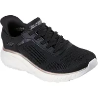 SKECHERS Slip-on 'BOBS SQUAD CHAOS - CURRENT MU' zwart