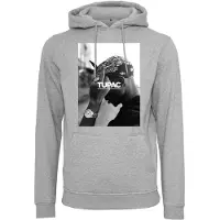 Mister tee Sweatshirt 'F*ck the World' lichtgrijs / donkergrijs / zwart / wit