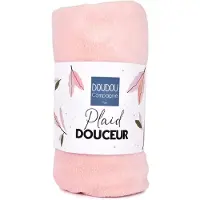 Doudou et Compagnie - Zachte deken - Roze - 70 x 100 cm - 0m+