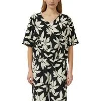 s.Oliver Blouse crème / zwart