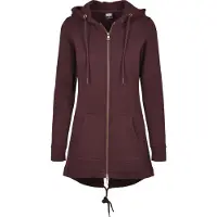 Urban Classics Sweatvest wijnrood