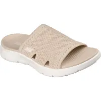 SKECHERS Go Walk Flex - Isabelle Slippers Beige | Maat: 37