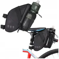 Fit4Med Waterdichte Fietstas Onder Zadel met Bidonhouder - 1.5L