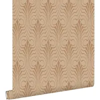 ESTAhome behang grafische vorm terracotta roze - 50 x 900 cm - 139635