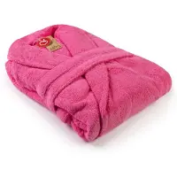 Artg Robezz - Badjas Sjaalkraag - 100% Badstof Katoen - Rose - Pink - Maat XXL - (2XL)