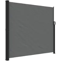 vidaXL Windscherm uittrekbaar 180x500 cm antracietkleurig