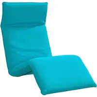 vidaXL Opvouwbare ligstoel Turquoise 175x54x8,5 cm Oxford stof