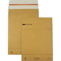 Netuno Monsterzak - L - 400 x 500 mm - 100 stuks - HK zelfklevend met plakstrip - 120 gram - Bruin -