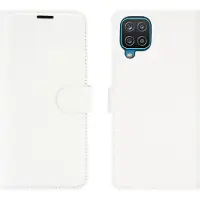 Mobigear Classic Bookcase voor Samsung Galaxy A12 - Wit