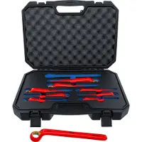 Bgs Spanner, VDE Ringsleutelset diepliggend SW 10 - 24 mm 9 stuks. (24 mm, 10 mm, 14 mm, 21 mm, 23 mm, 18 mm, 22 mm, 11 mm, 12 mm, 20 mm, 19 mm, 17 mm, 15 mm, 13 mm, 16 mm)