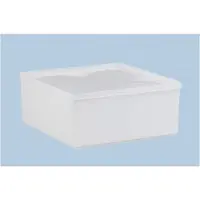 Hünersdorff 910700 Doos Geschikt voor levensmiddelen (l x b x h) 208 x 208 x 94 mm Natuur 1 stuk(s)