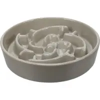 Flamingo - EETPOT SLOWFEEDER CENA ROND TAUPE 20,5CM 640ML