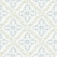 Boråstapeter Vliesbehang 4516 - Anno - Hotel Chique Blauw - 53cm x 10.05m