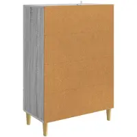 vidaXL Dressoir met lade Grijs sonoma 66 x 34,5 x 95 cm Bewerkt hout