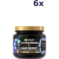 Garnier 6x Loving Blends Magnetic Charcoal Haarmasker 340 Ml