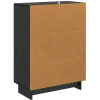 vidaXL Dressoir Zwart 66 x 34,5 x 90 cm Bewerkt hout