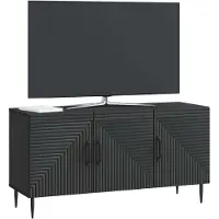 vidaXL TV Kast Zwart 99 x 34,5 x 50 cm Bewerkt hout