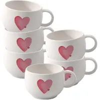 Villeroy & Boch Espressotassen With Love 60 ml Set van 6