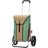 Andersen Trolley 'Oli.P 2.0' beige / groen / rood / zwart