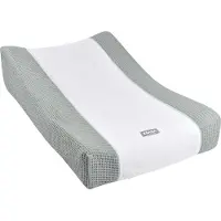 Beaba Sofalange - Hoes voor Aankleedkussen - 100% Biologisch Katoen - Zacht & Absorberend - Groen