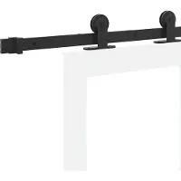 vidaXL Schuifdeur ORKDAL 83 x 202 cm Massief grenenhout en glas