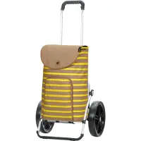 Andersen Shopper Trolley 'Royal Eske' beige / geel