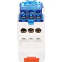ORNO Verdeelblok 125A, ingangsklemmen 1x16 en 1x35mm², uitgangsklemmen 6x16mm² - OR-LZ-8207/125