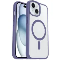 Otterbox React MagSafe Pro Pack Backcover Apple iPhone 17e, iPhone 16e, iPhone 15, iPhone 14, iPhone 13 Transparant, Violet, Zwart MagSafe compatible