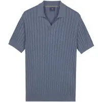 Baileys polo v-hals blauw strepen normale fit