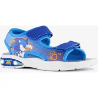 Sonic jongens sandalen met lichtjes blauw maat 33
