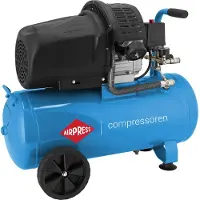 Airpress Compressor HL 425-50 8 bar 3 pk/2.2 kW 280 l/min 50 l met accessoires
