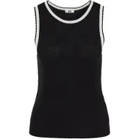 We fashion Gebreide top zwart / wit