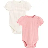 Cool Club Rompertje/body oudroze / pastelroze / wolwit